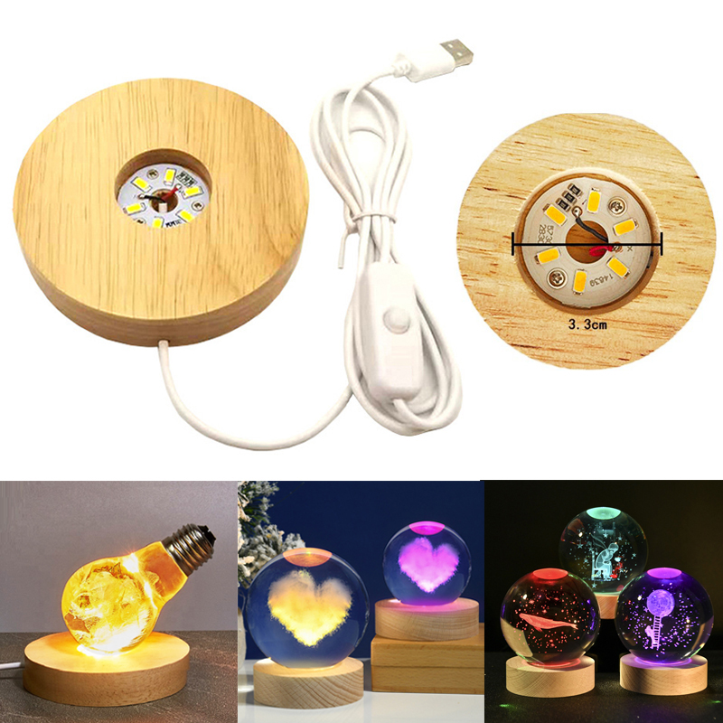 Resin Art Lamp - Nhựa Nghệ Thuật Màn Hình Tròn
