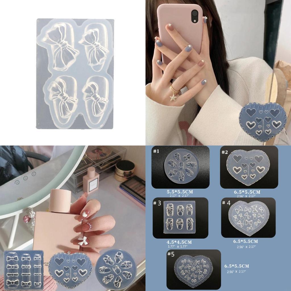 Resin Art Templates Free - Ốp Móng Tay Khắc Khuôn Đúc