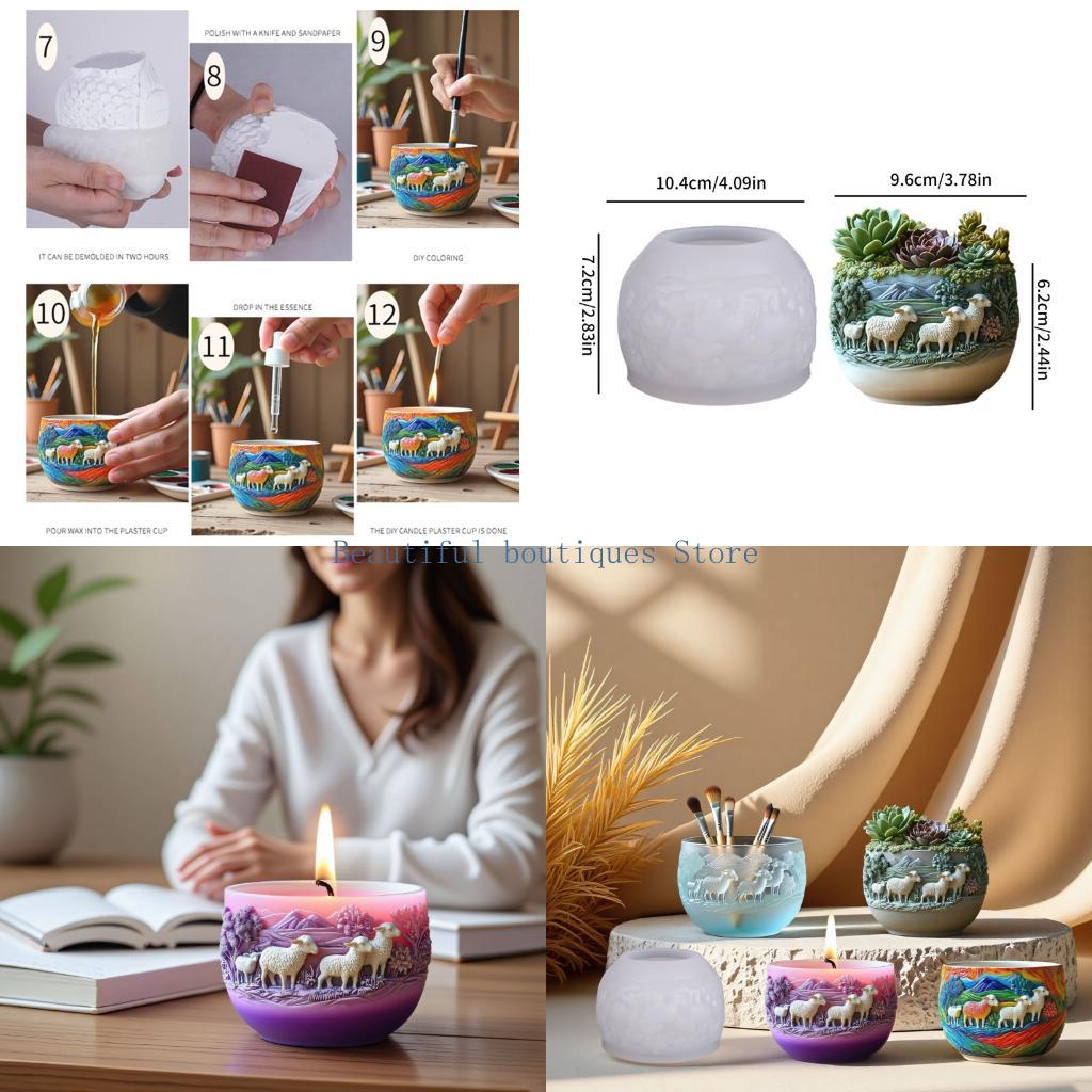 Resin Art Unique Ideas - Khuôn silicon dê sáng tạo U4LF