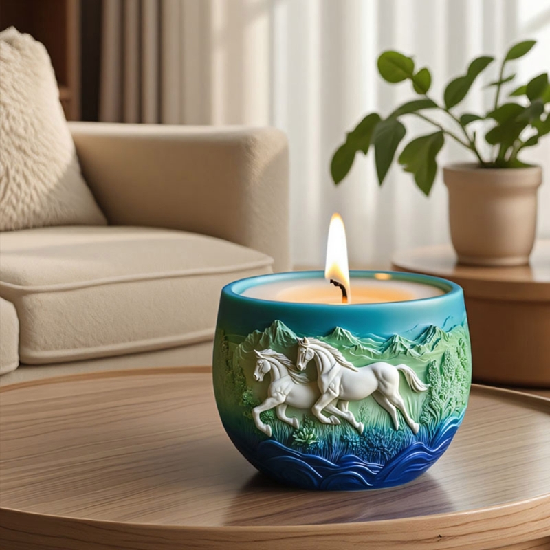 Resin Art Unique Ideas - E1PE Reusable Silicone Horse Mold Silicone