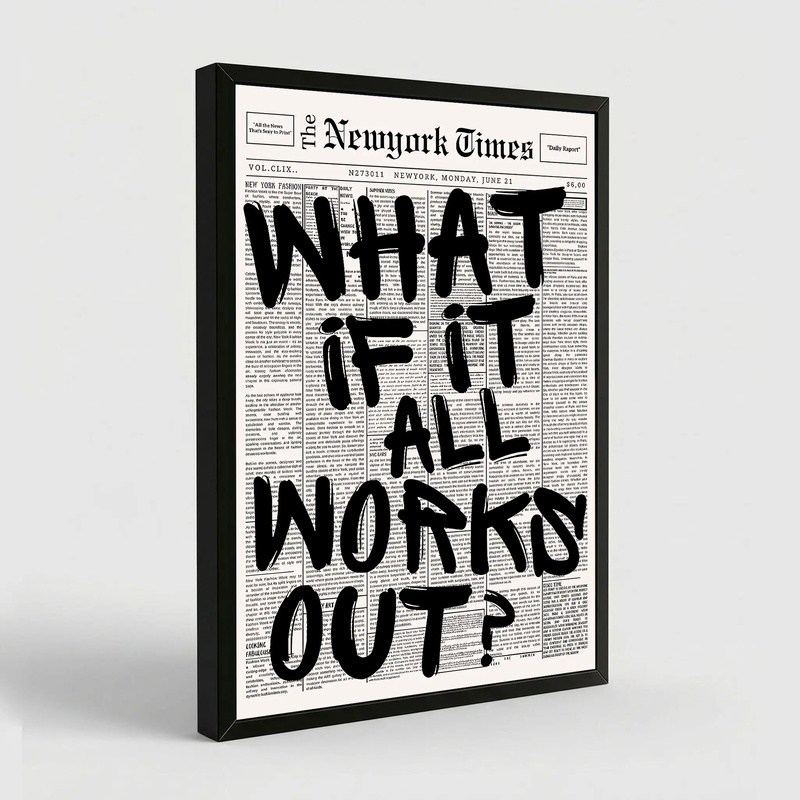 Resin Art What Is It - Retro Newspaper Canvas Wall Art What