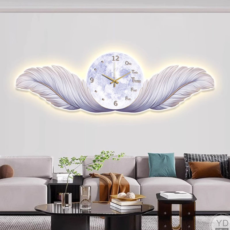 Resin Art Wall Clock - Aesthetic Modern Wall Clocks Digital Luxury