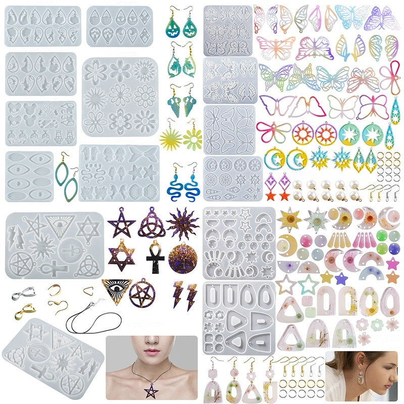 Earring Pendant Silicone Mold  - đánh giá và giá Resin Art Letters