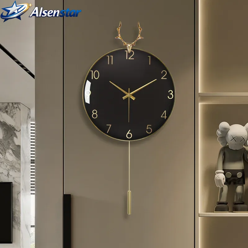Nordic Luxury Wall Clock for H - đánh giá và giá Resin Art Wall Clock