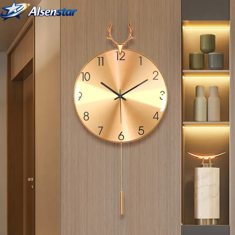 Nordic Luxury Wall Clock for H - đánh giá và giá Resin Art Wall Clock