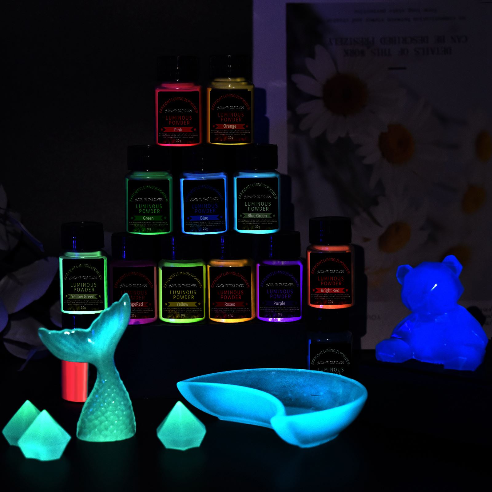 20g Long Lasting Bright Lumino - đánh giá và giá Resin Art Letters