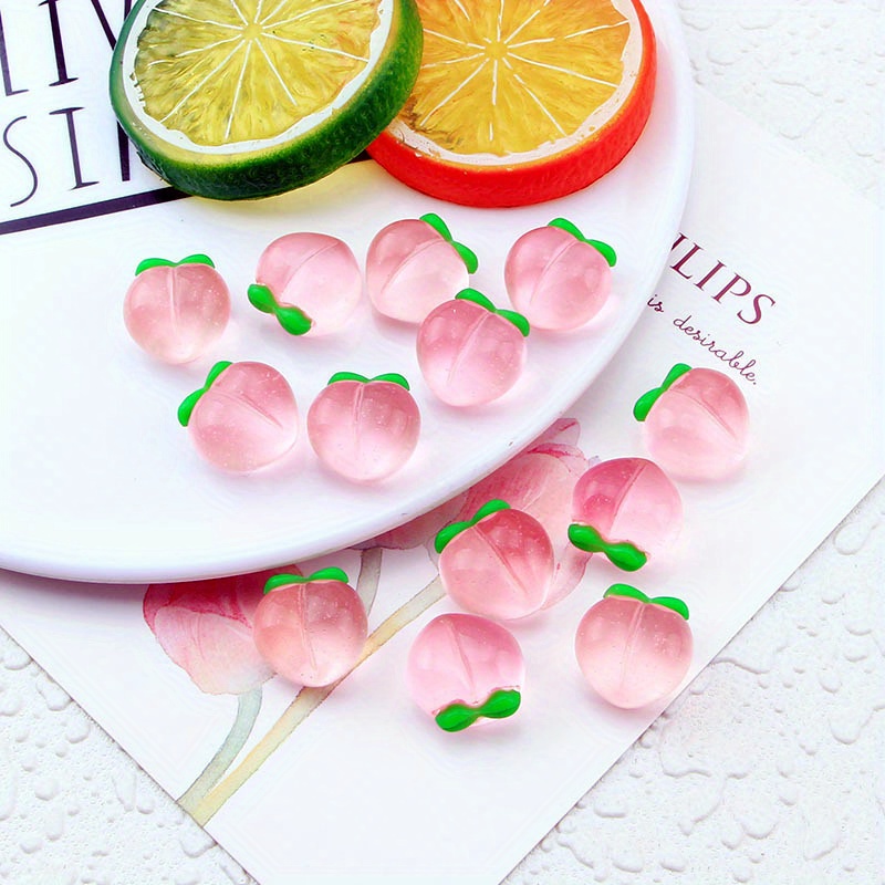 10Pcs New Transparent Peach Fl - đánh giá và giá Resin Art Jewellery Kit