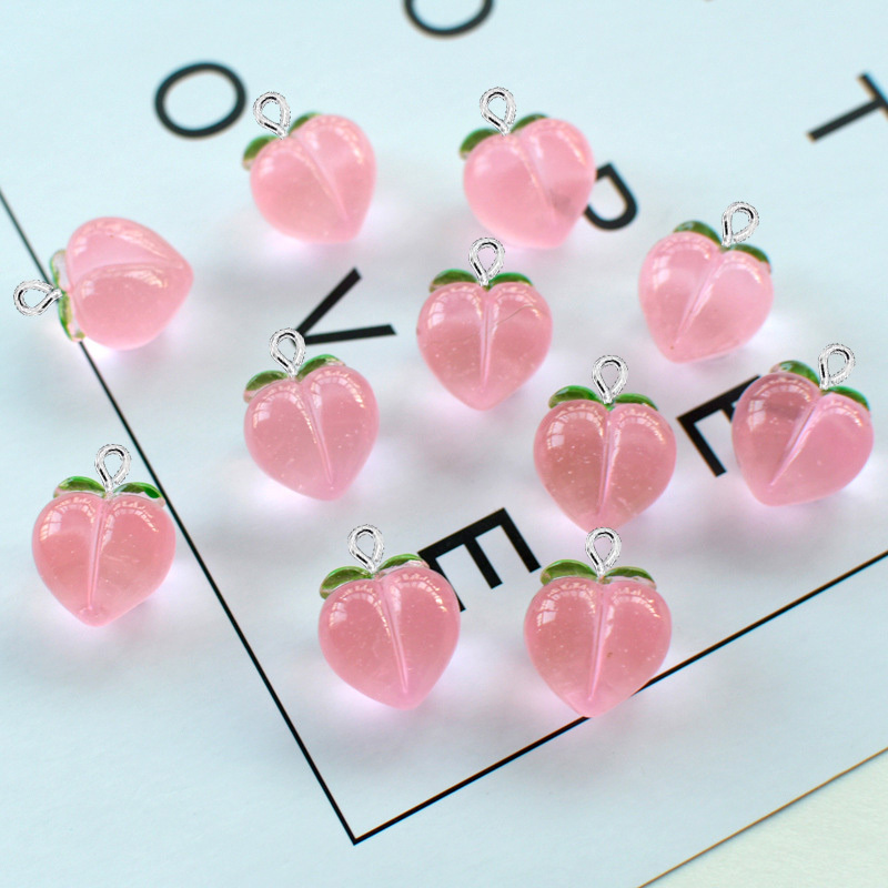 10Pcs New Transparent Peach Fl - đánh giá và giá Resin Art Jewellery Kit