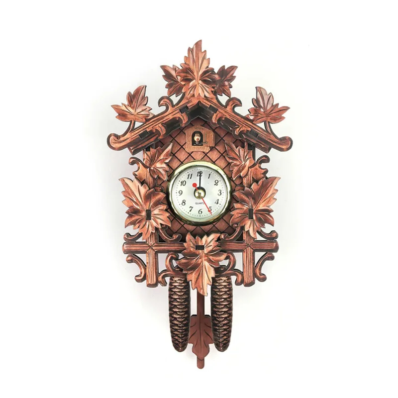 Cuckoo Wall Clock Vintage Wood - đánh giá và giá Resin Art Wall Clock