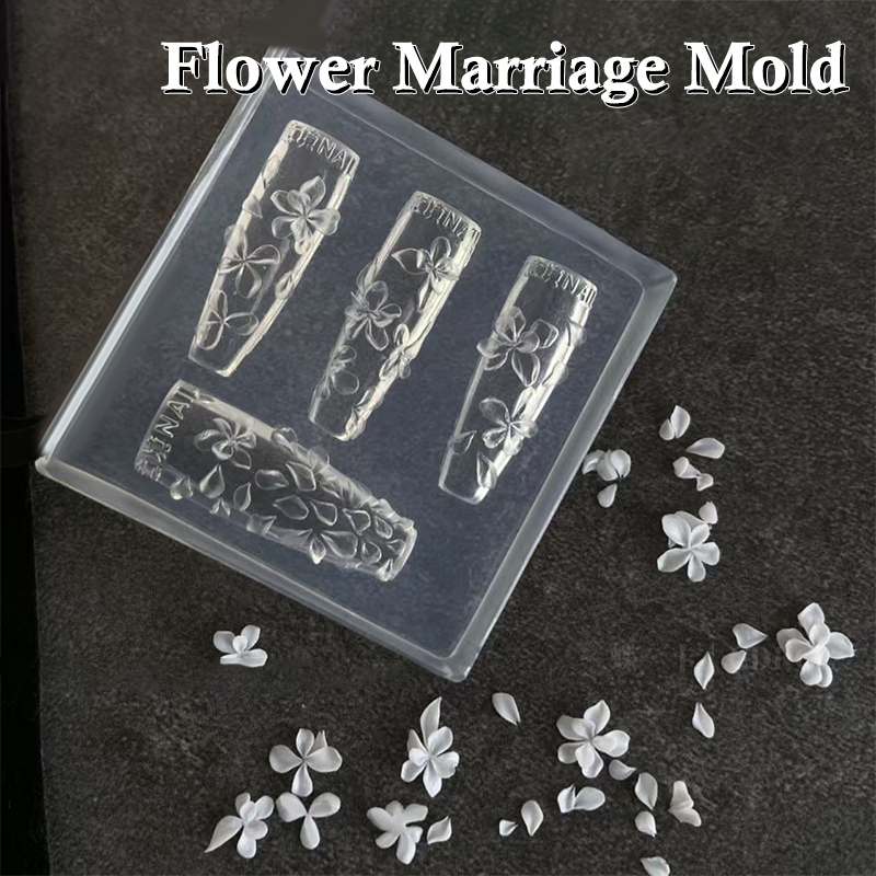 【O】3D Flowers Nail Mold DIY Si - đánh giá và giá Resin Art Templates Free
