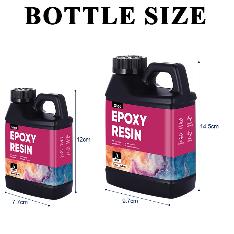500ml 1000ml Easy Mixing Epoxy - đánh giá và giá Resin Art Easy