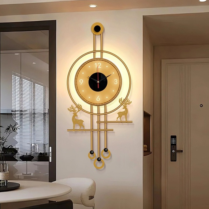 Modern TV Background Wall Mute - đánh giá và giá Resin Art Wall Clock