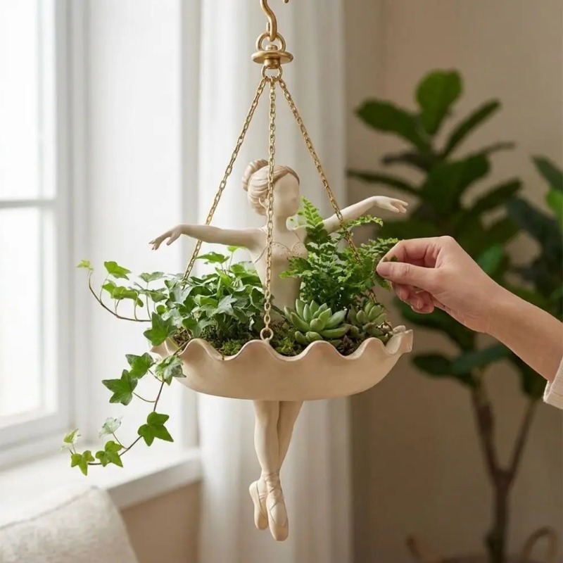 Decorative Ballerina Hanging P - đánh giá và giá Resin Art Using Flowers