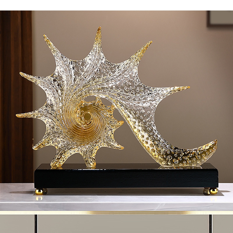 Light Luxury Starfish Sculptur - đánh giá và giá Resin Art Lamp