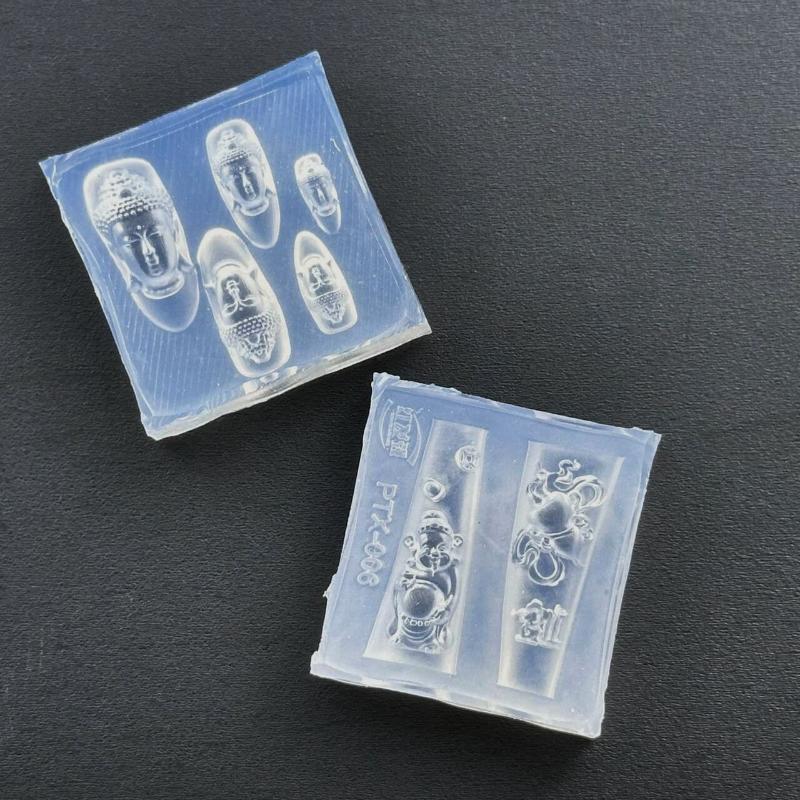 3D Acrylic Nail Art Mold Silic - đánh giá và giá Resin Art Templates Free