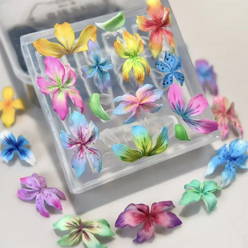 **1PC 3D Flowers Nail Mold DIY - đánh giá và giá Resin Art Templates Free