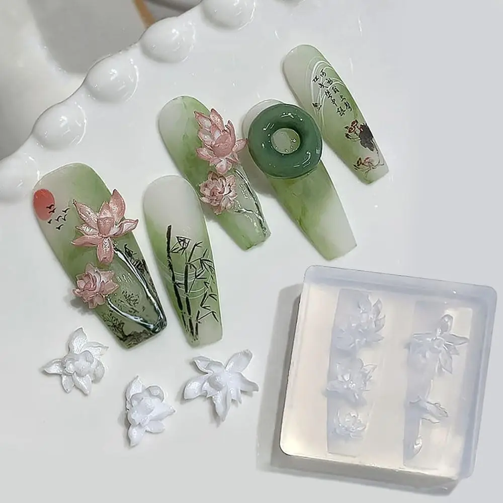 3D thorns Nail Design Silicone - đánh giá và giá Resin Art Templates Free