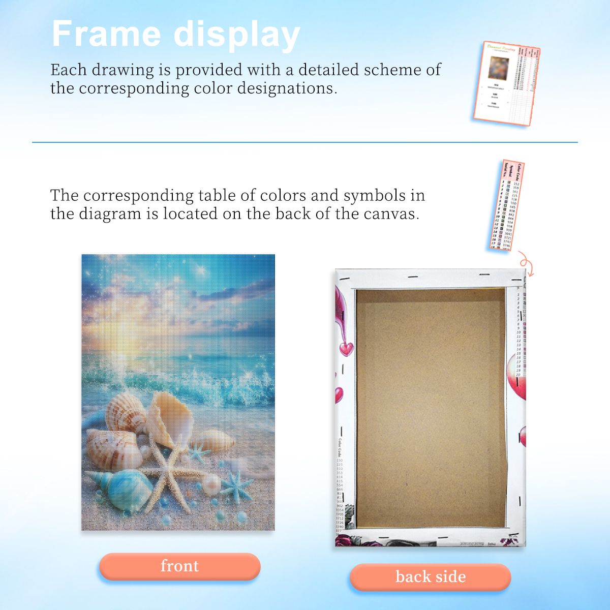 Frameless, Beach Shell Diamond - đánh giá và giá Resin Art For Beginner