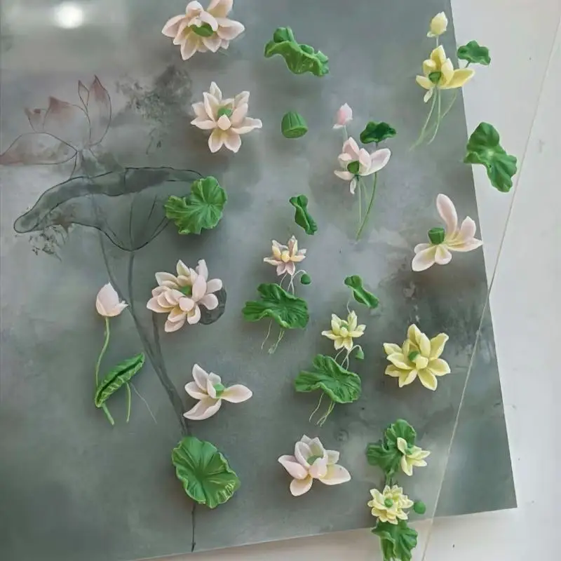 Flowers Series 3D Curved Nail  - đánh giá và giá Resin Art Templates Free