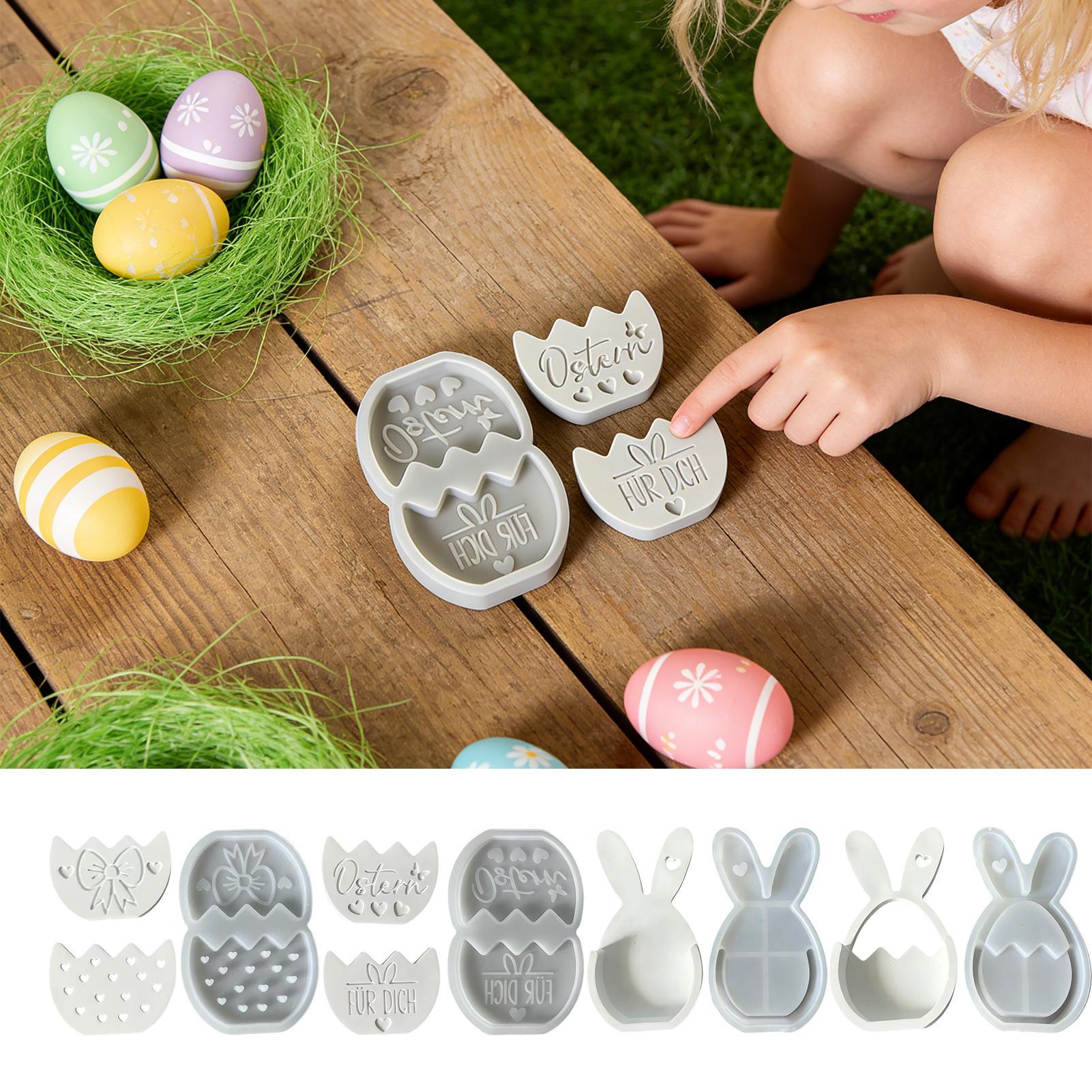 Silicone Easter Egg Molds Bunn - đánh giá và giá Resin Art Easy