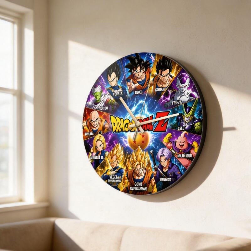 Dragon Ball Z Anime Round Wall - đánh giá và giá Resin Art Wall Clock
