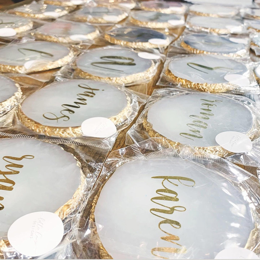 Custom Resin Agate Coasters We - đánh giá và giá Resin Art Name