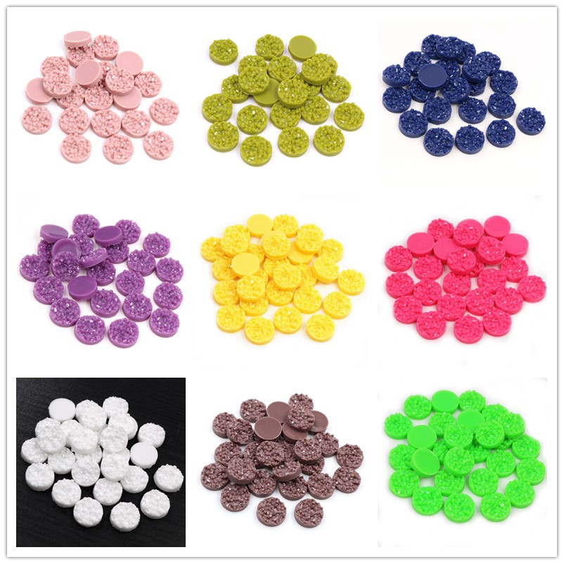 40pcs Resin Druzy Cabochons Do - đánh giá và giá Resin Art Jewellery Kit