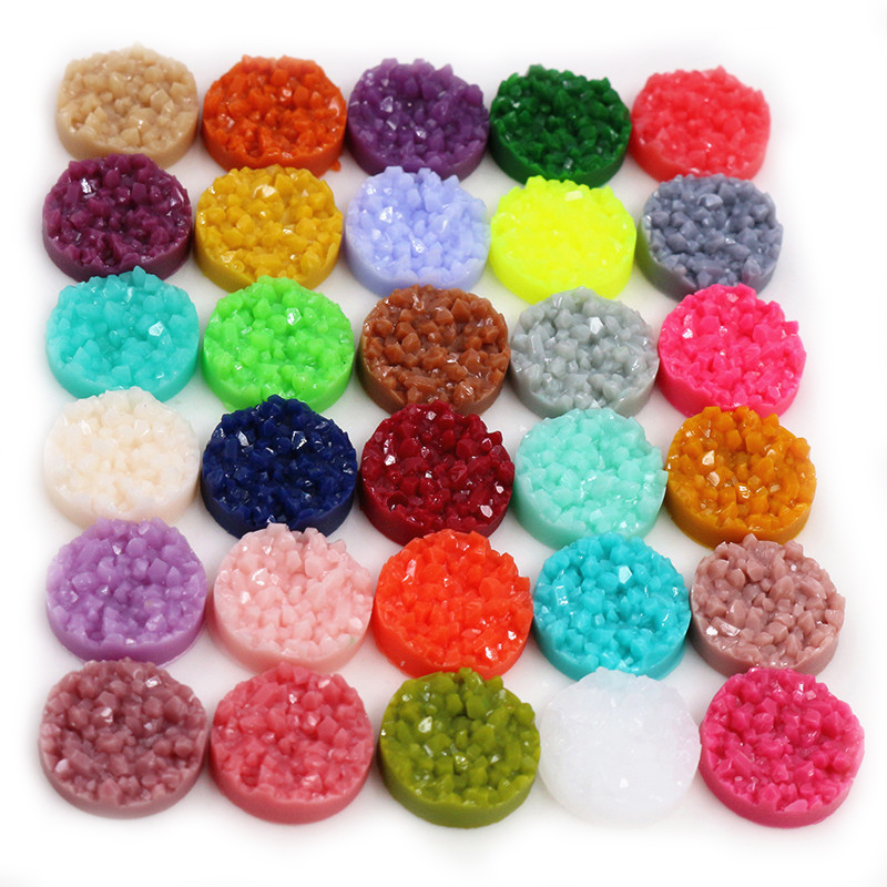 40pcs Resin Druzy Cabochons Do - đánh giá và giá Resin Art Jewellery Kit