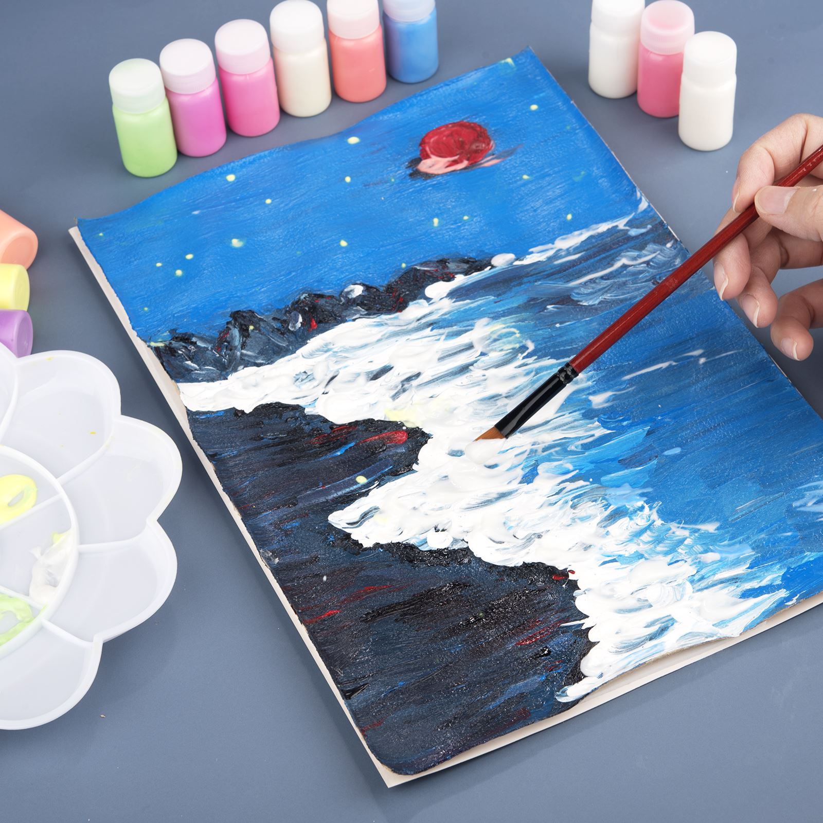 15G Dạ Quang Lấp Lánh Bột Chất - đánh giá và giá Resin Art Lamp