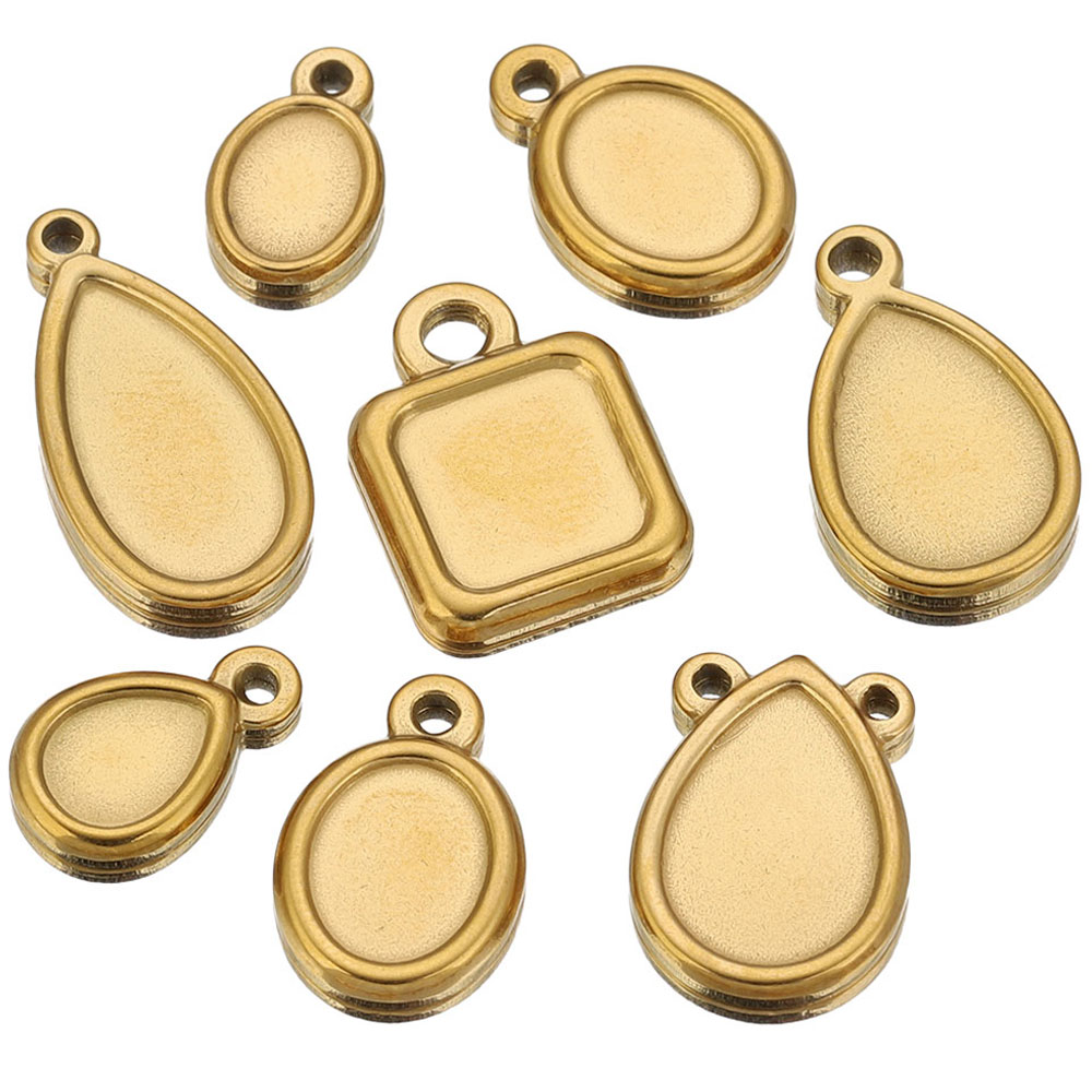 5pcs Stainless Steel Square Dr - đánh giá và giá Resin Art Jewellery Kit