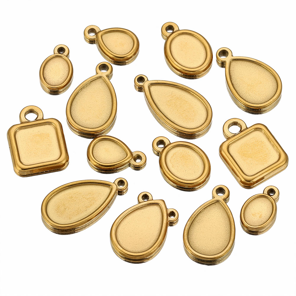 5pcs Stainless Steel Square Dr - đánh giá và giá Resin Art Jewellery Kit