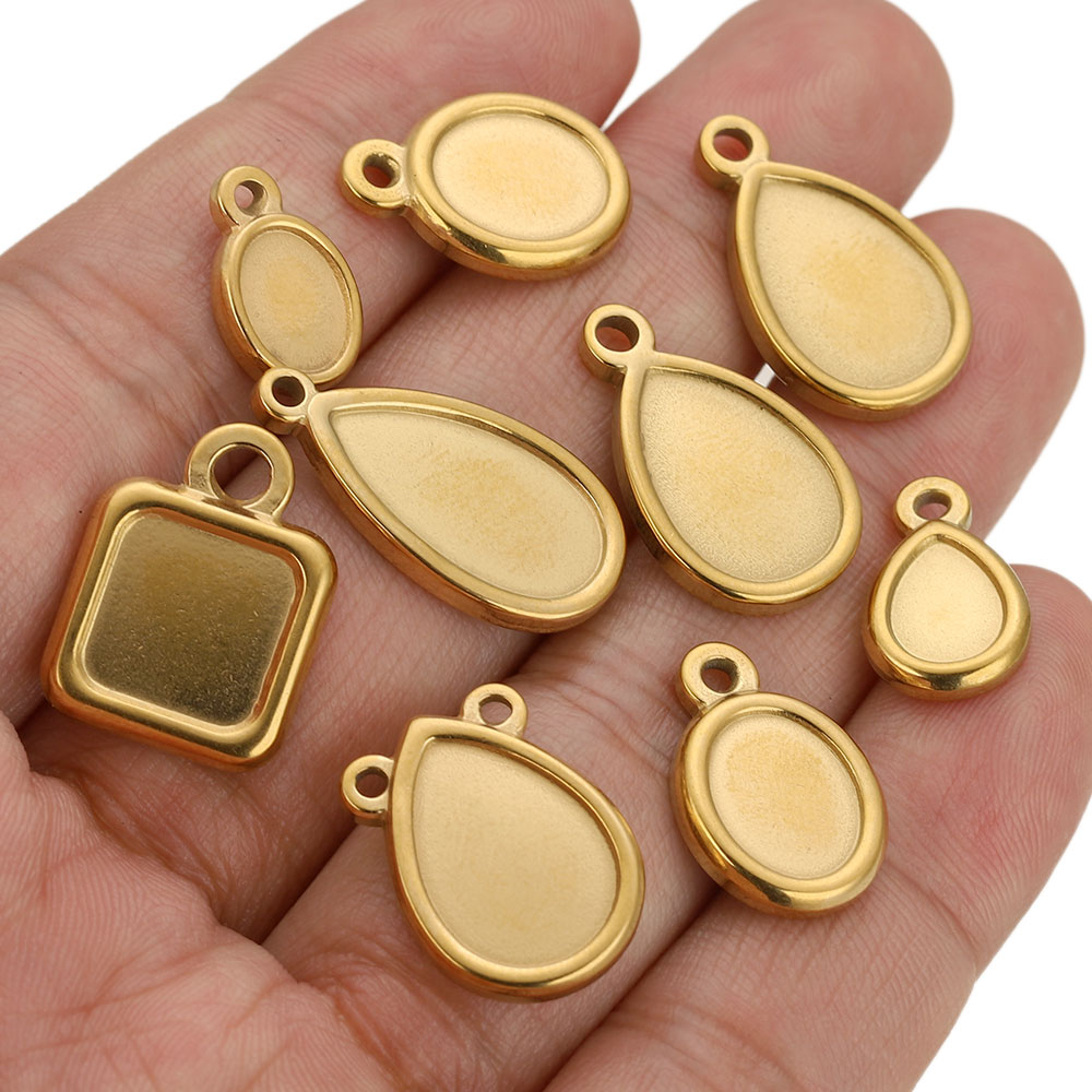 5pcs Stainless Steel Square Dr - đánh giá và giá Resin Art Jewellery Kit