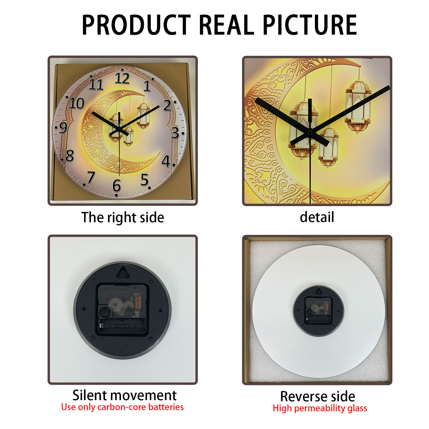A Modern Accessible Luxury Gol - đánh giá và giá Resin Art Wall Clock