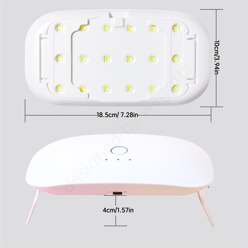 24W USB Rechargeable UV LED La - đánh giá và giá Resin Art Lamp