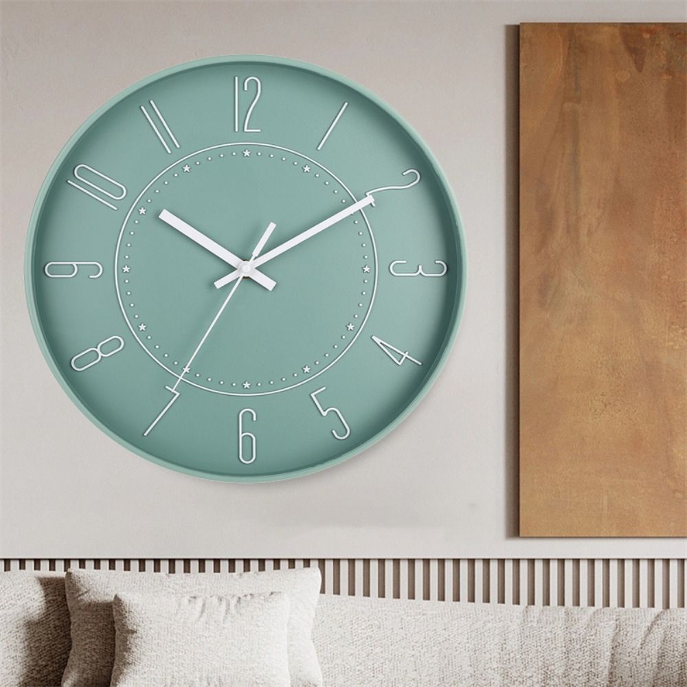 Modern Plastic Hanging Clock S - đánh giá và giá Resin Art Wall Clock