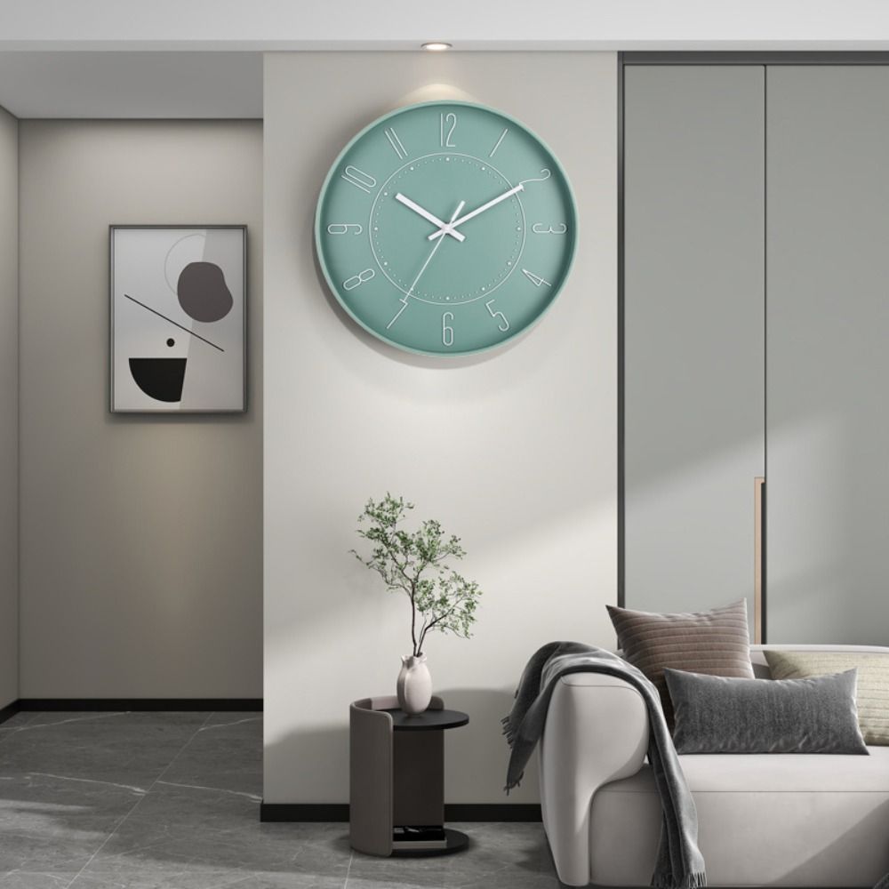 Modern Plastic Hanging Clock S - đánh giá và giá Resin Art Wall Clock