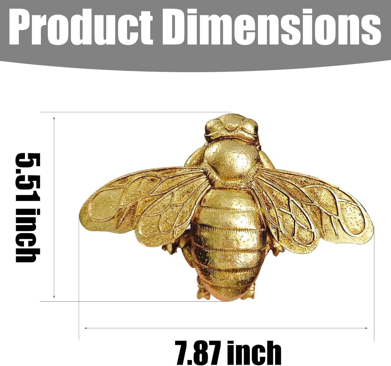 3D Gold Bee Wall Sculpture, Re - đánh giá và giá Resin Art Easy