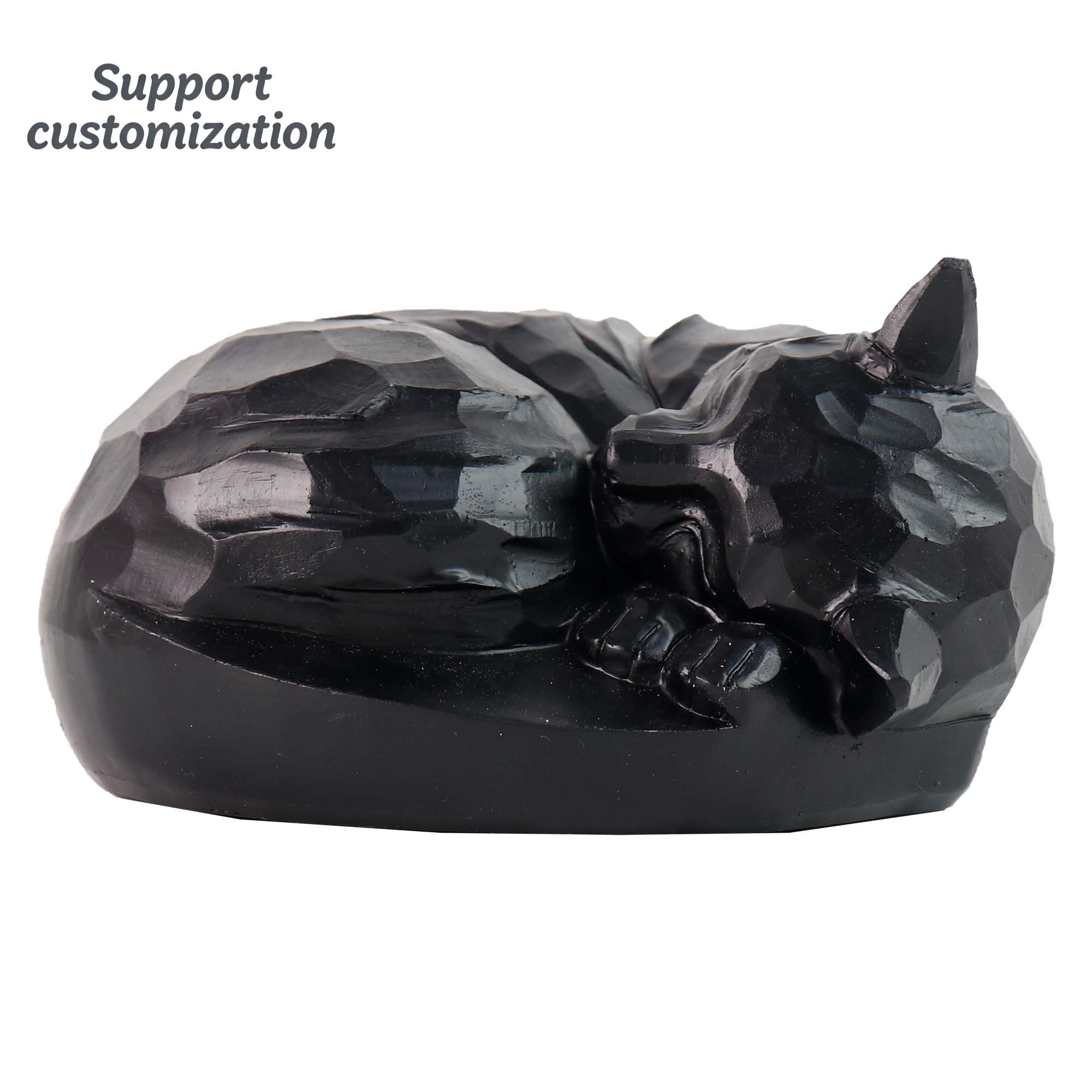 Black Cat-Themed Hand-painted  - đánh giá và giá Resin Art Name