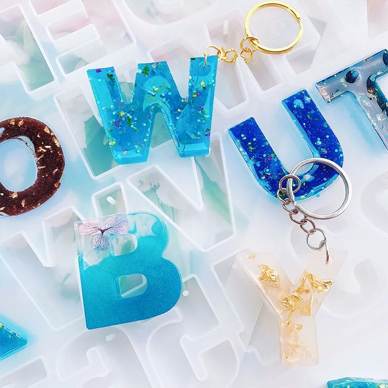 Alphabet Epoxy Resin Silicone  - đánh giá và giá Resin Art Letters