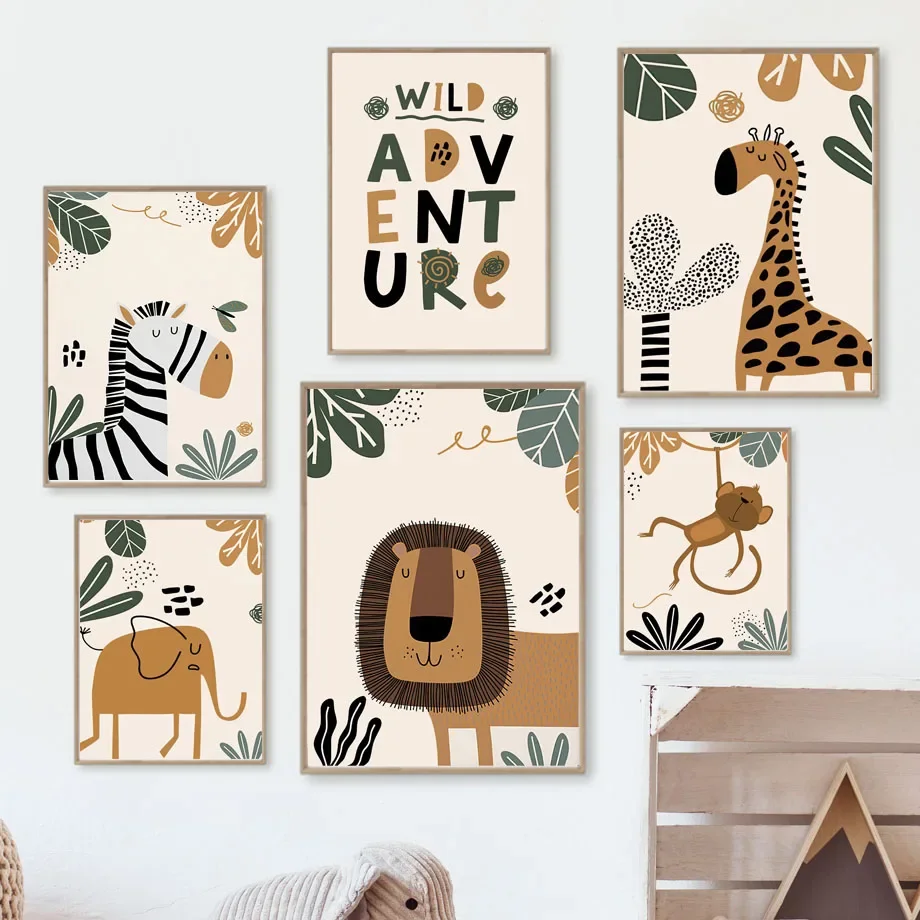 Jungle Animals Boho Monkey Wal - đánh giá và giá Resin Art Name