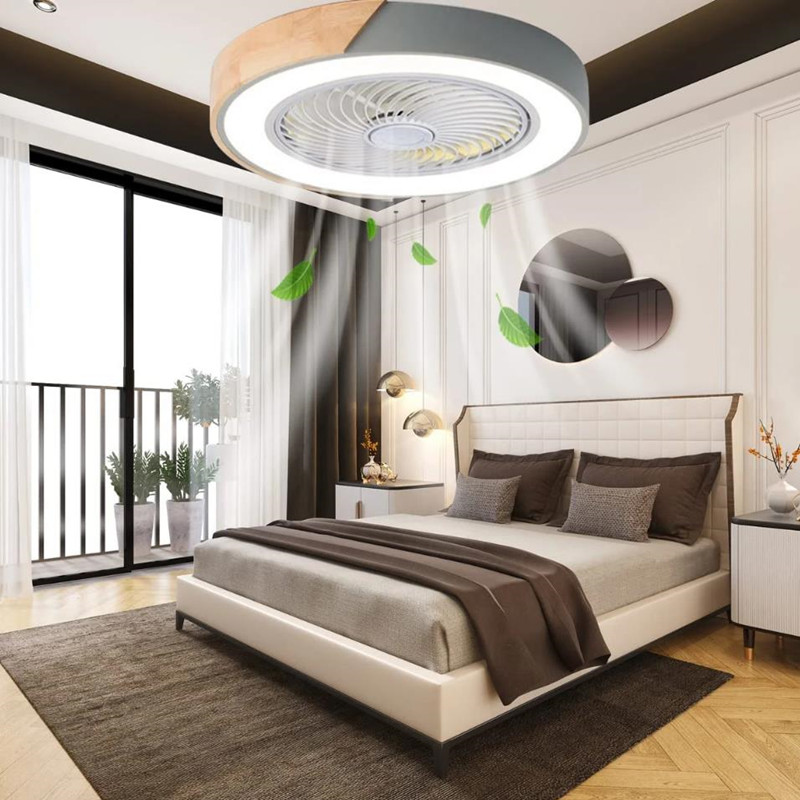 Modern Wood Ceiling Fan Light  - đánh giá và giá Resin Art On Wood