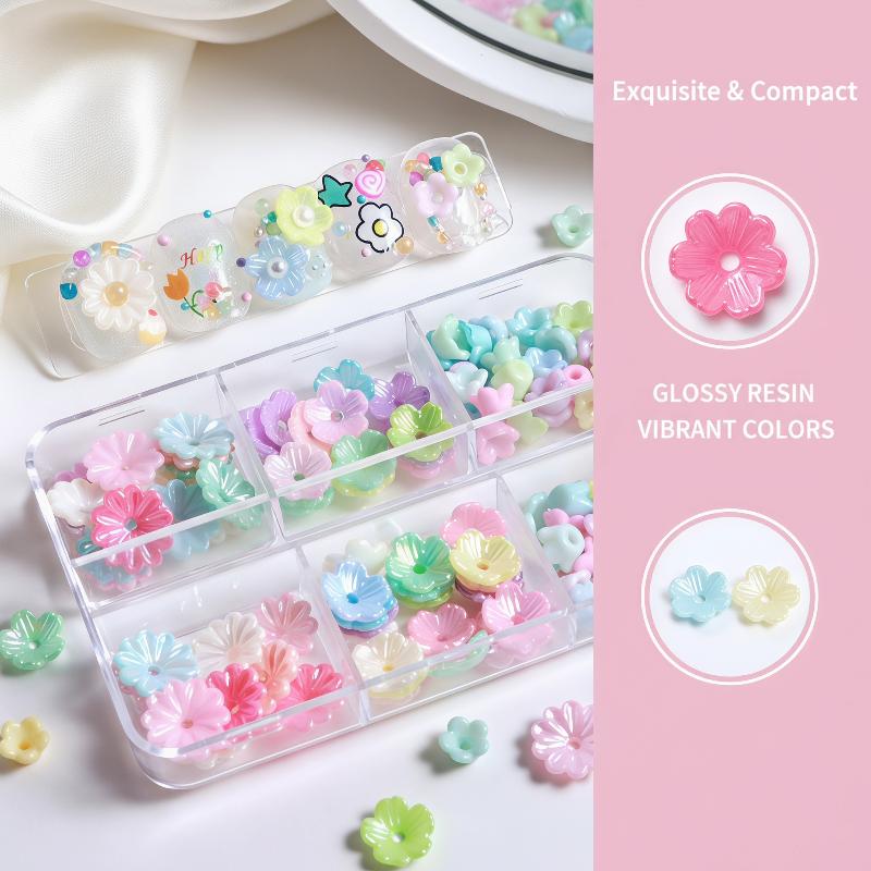 6 Grids Mini Resin Flower Nail - đánh giá và giá Resin Art Using Flowers