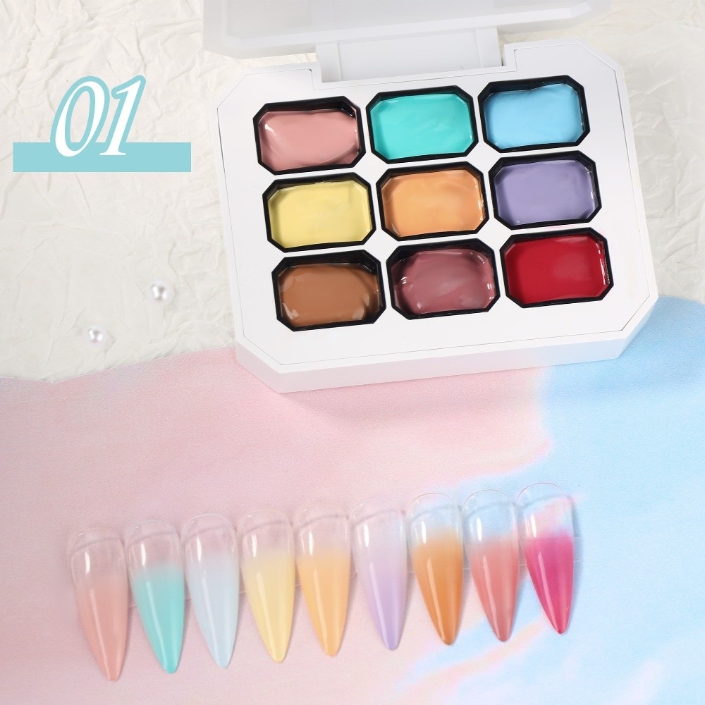 Mini 4IN1 Pat Ombre Gel Nail P - đánh giá và giá Resin Art Easy