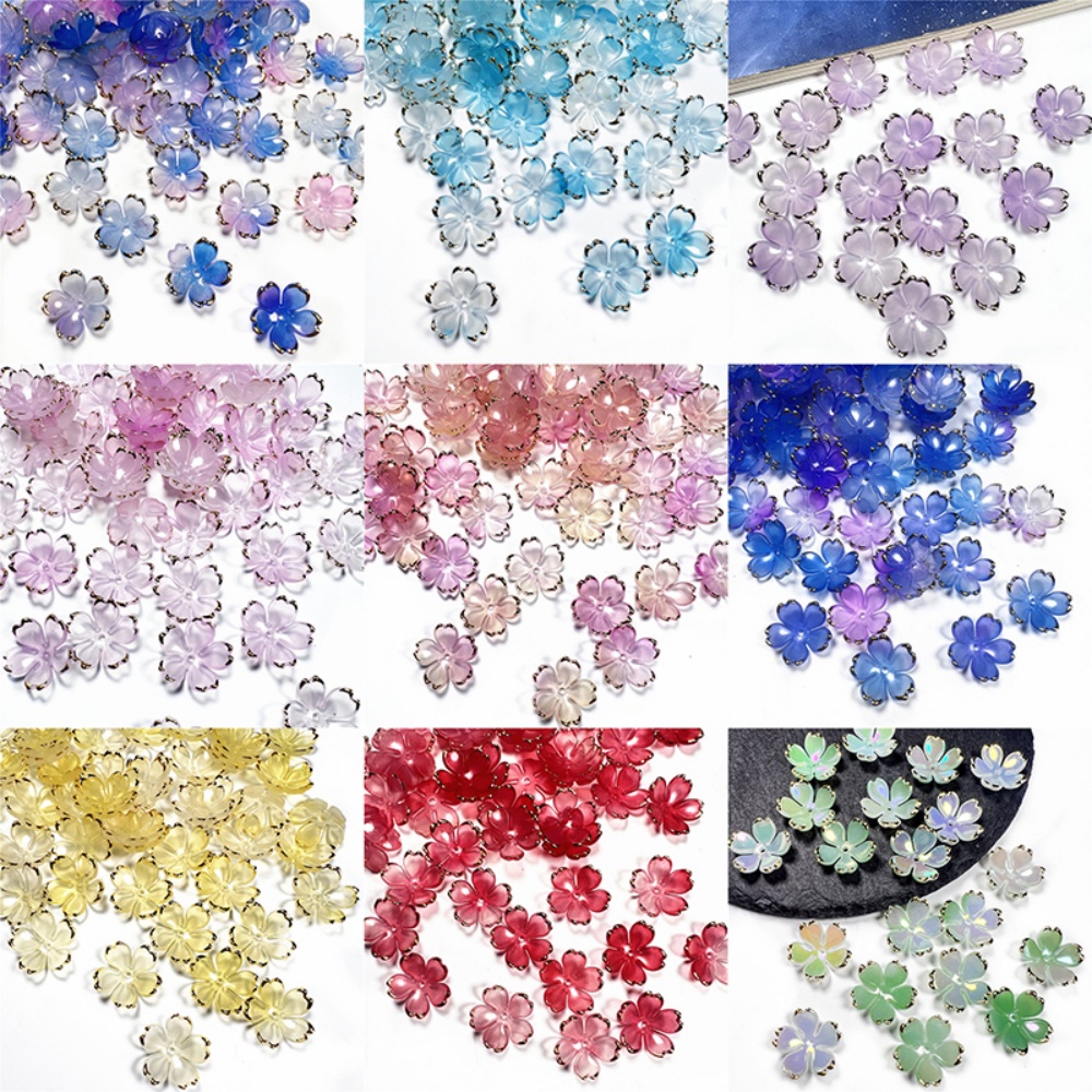 50pcs/lot 19mm Acrylic Cherry  - đánh giá và giá Resin Art Jewellery Kit