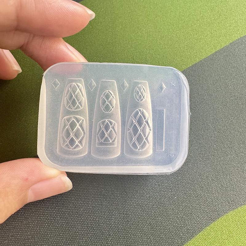 Portable Reusable Silicone Nai - đánh giá và giá Resin Art Templates Free