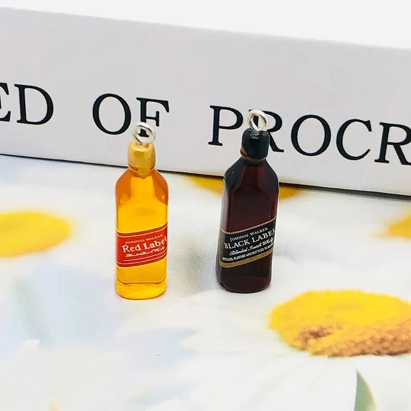 10Pcs Tiny Wine Bar Bottle Res - đánh giá và giá Resin Art Jewellery Kit