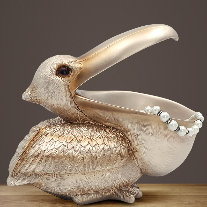 ‌Toucan Pelican Figurine, Key  - đánh giá và giá Resin Art Unique Ideas