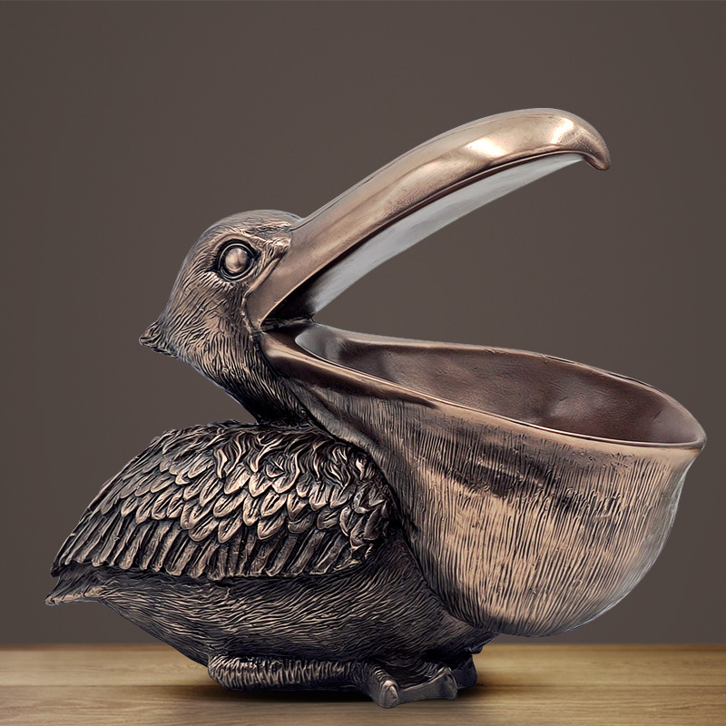 ‌Toucan Pelican Figurine, Key  - đánh giá và giá Resin Art Unique Ideas