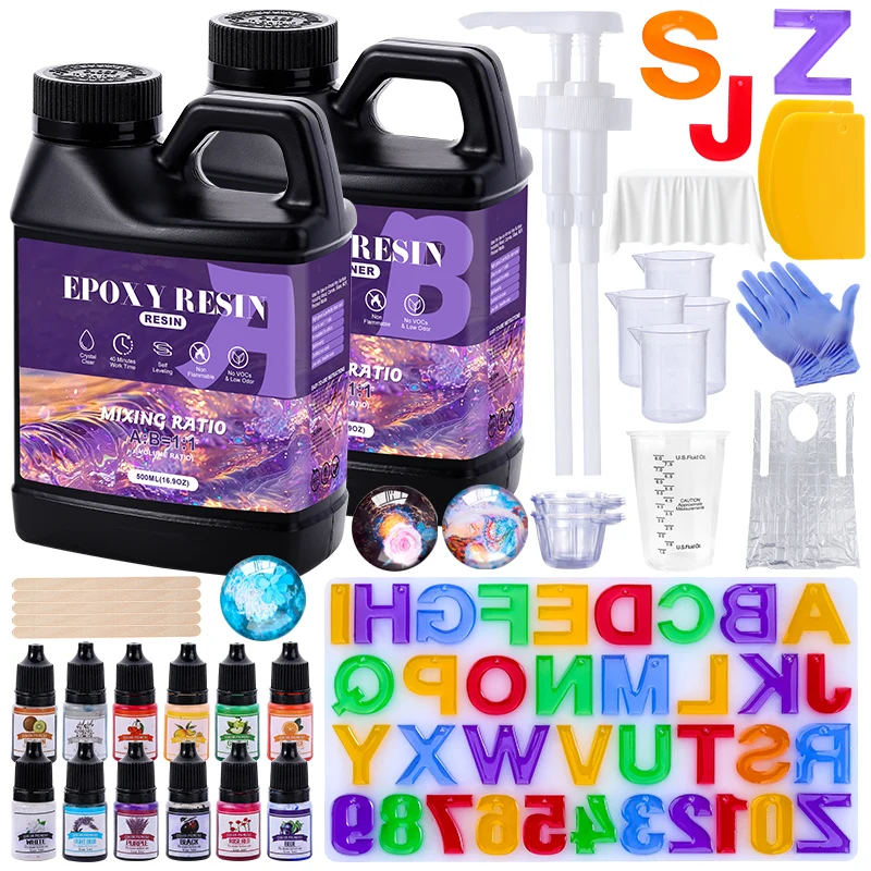 Epoxy Resin Kit Crystal Clear  - đánh giá và giá Resin Art Easy