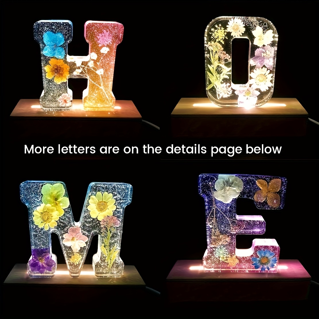 7-Inch Large Letter Resin Mold - đánh giá và giá Resin Art Letters